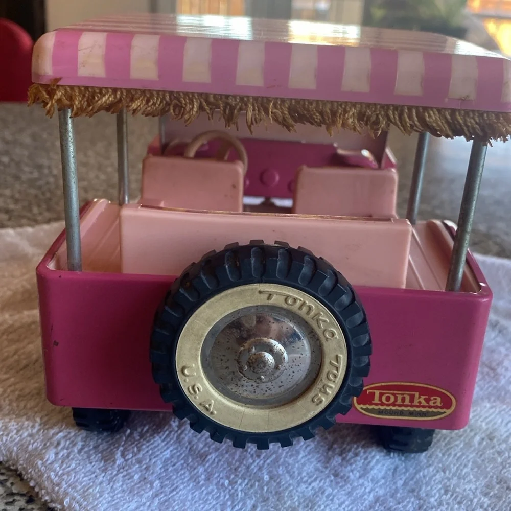 Vintage pink Tonka - Picture 5 of 9